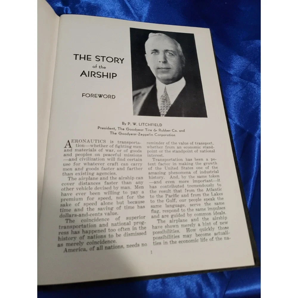 The Story of the Airship by Hugh Allen 1931, 7th Edition Vintage